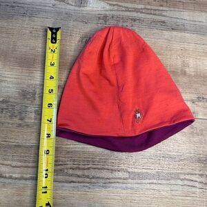 SMARTWOOL Merino Wool Reversible Beanie Hat under helmet Base Layer Thermal o/s